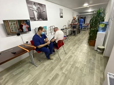 ЛФК. физкультура, физиотерапия, Краков, Польша, пансионат для пожилых